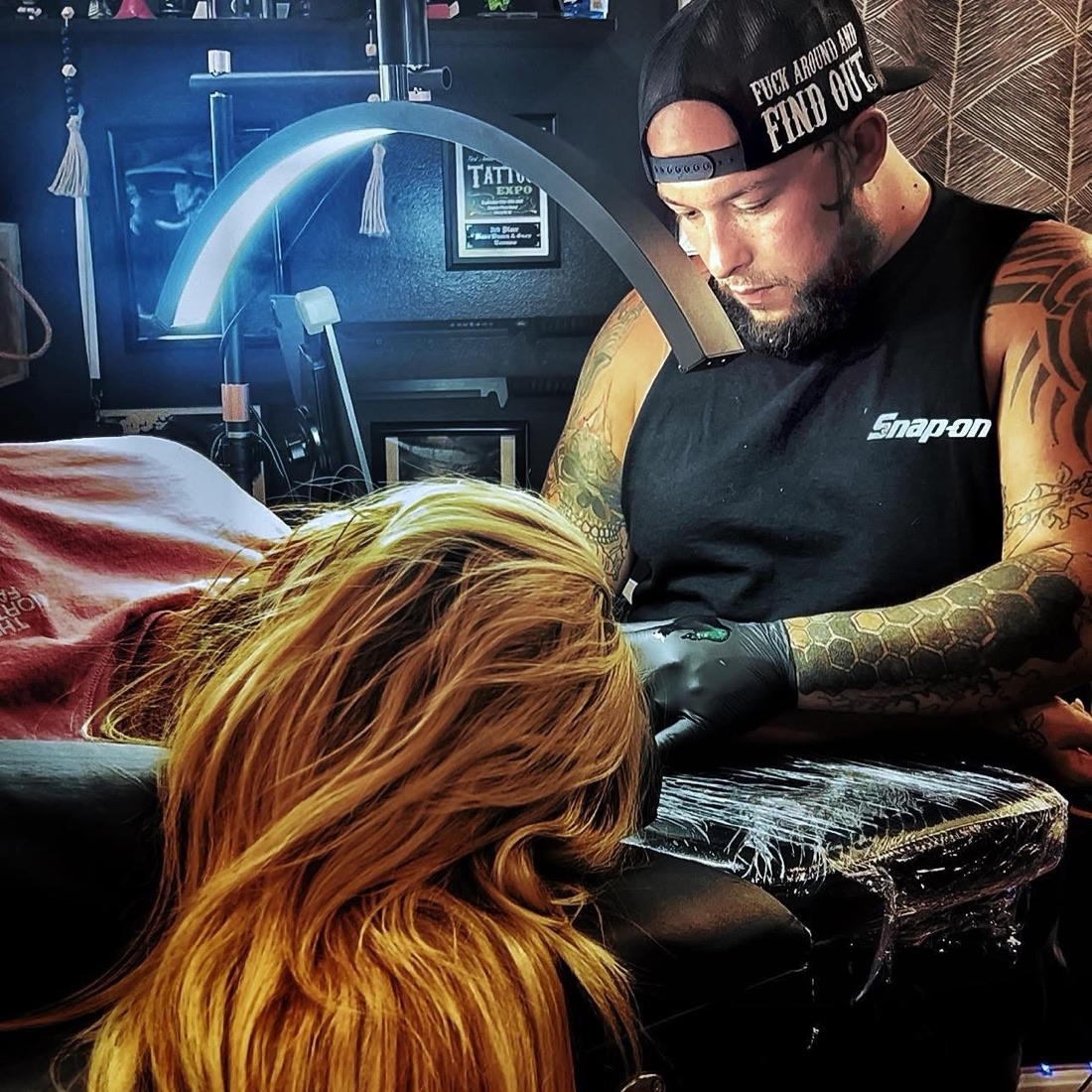 Ryan, tattoo artist and owner at Central PA Tattoo Co.